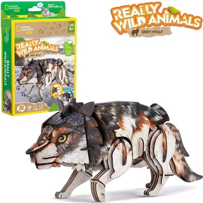 CubicFun CubicFun Пъзел 3D Wild Animals Сив вълк 58ч