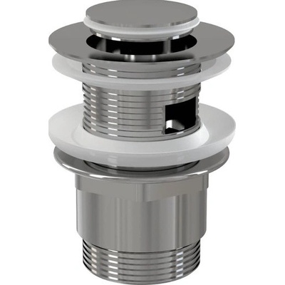Výpust umyvadlová CLICK/CLACK 5/4" celokovová s přepadem Alca 5/4", malá zátka A39 – Zboží Dáma