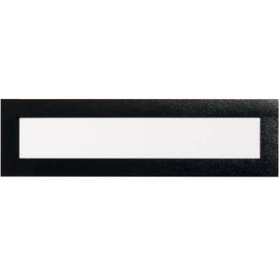 Magnetický DURAFRAME MAGNETIC Top pre A4, 210x40 mm, čierny
