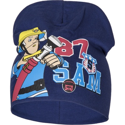SETINO Chlapčenská čiapka Požiarnik Sam 771 853 svetlo/tmavo modrá