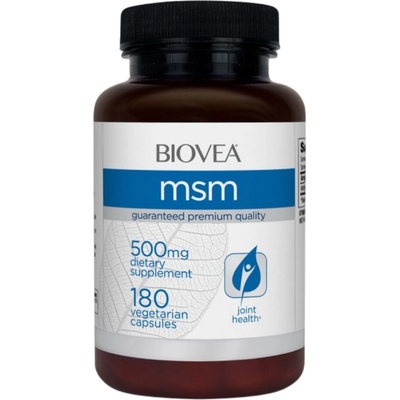 Biovea MSM, 500 mg, 180 капсули, Biovea (4412)