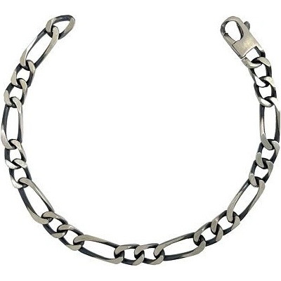 INFINITYSILVER Strieborný pánsky náramok figaro oxi antik SB22135921