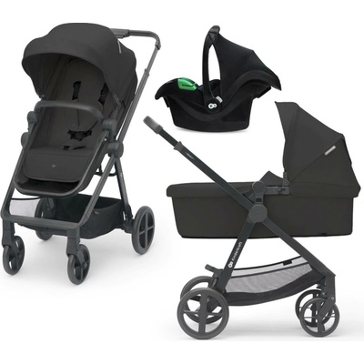 Kinderkraft 3in1 NEWLY classic black + MINK PRO 2023