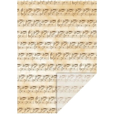 Transparentní papír 115g noty