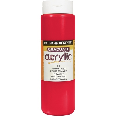 Daler-Rowney Graduate АКРИЛНА боя Primary Red 500 ml 1 бр (123500540)