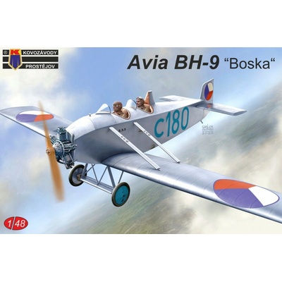 Kovozávody Prostějov Plastový model lietadlo KOVOZAVODY KPM4818 Avia BH-9 Boska 1:48