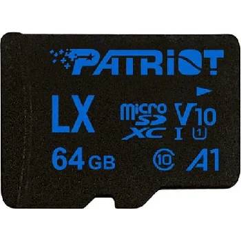 Patriot microSDXC LX 64GB C10/U1/V10 PSF64GLX11MCX