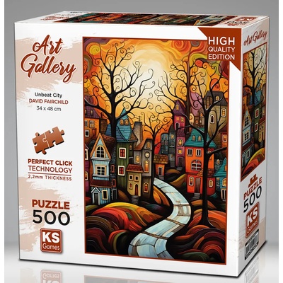 KS Games - Puzzle Houses - 500 piese