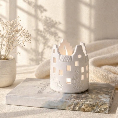 Majas Cottage Porcelánový svícen Jardin M