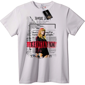 NOONEBRAND Тениска Taylor Swift Reputation - 6XL, Black