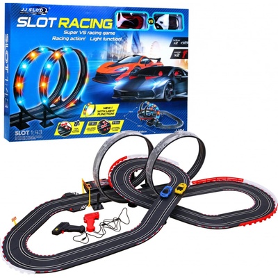 Slot Racing svíticí autodráha 1:43 modro 6,12 m – Zbozi.Blesk.cz