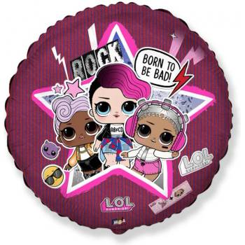 Image 1 of Flexmetal Балон от фолио - LOL, Born to be Bad, 48 см
