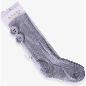 Breeze Детски дълги чорапи за момиче - Сиви #379066 (379066_Светло сиво)