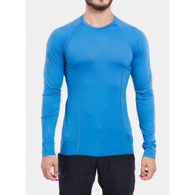 Termoaktivní mikina Sensor Merino DF Tee L/S Zip deep blue