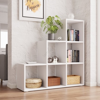 Image 1 of MIRJAN 24 Етажерка за книги TRIO 108x105 см бял (MJ0081)