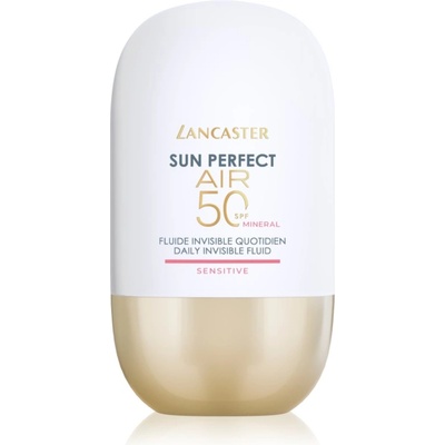 Lancaster Sun Perfect Air 50 Sensitive Mineral ултра лек защитен флуид за чувствителна кожа със склонност към почервеняване SPF 50 40ml