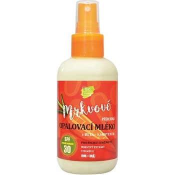 VIVACO 100% Přírodní tělové mléko s mrkvovým extraktem 150 ml