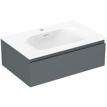 Mexen Orio шкаф за баня 70 см с мивка Вела, 1 чекмедже, графит мат/бял мат (91A10-07023-1-BF66-W23M01)