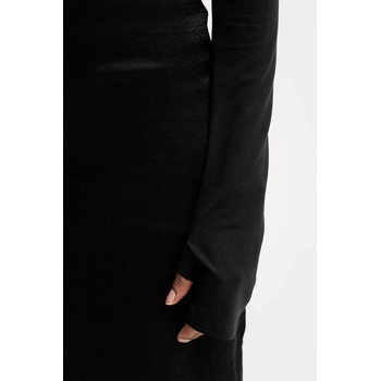 PRESSIAT Блуза pressiat дамска в черно с изчистен дизайн pre118fw24 (pre118fw24)