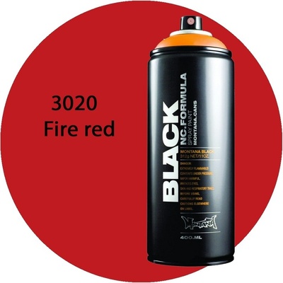 MONTANA BLACK 3020 fire red 400ml