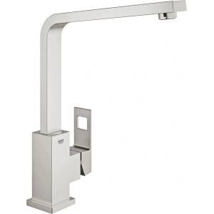 GROHE Кухненски смесител Grohe Eurocube, матов хром, Supersteel (31255DC0)