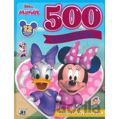 Jiri Models 3684-3 Minnie samolepková knižka 500 farebných samolepiek