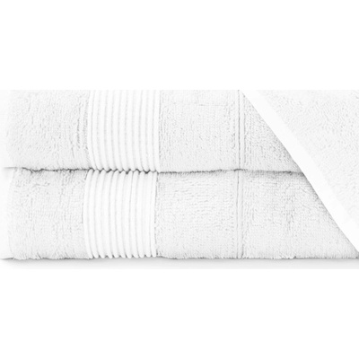 Darymex SADA BAMBUSOVÝCH RUČNÍKŮ BAMBOO 2 KS 50 x 90 cm BÍLÁ