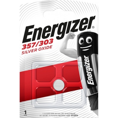 Energizer 357/303 Silver Oxide 138mAh 1ks E300784002