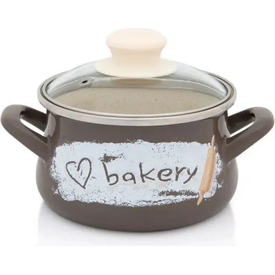 Metalac Bakery Hrnec se skleněnou poklicí 14 cm 1,65 l