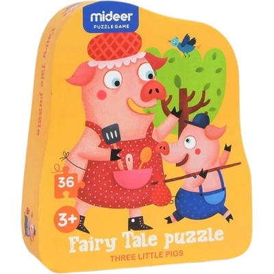 MiDeer Pohádkové Tři prasátka 36 dílků
