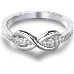 Silenti Jewelry Сребърен пръстен "Безкрайност" - 6 - 52мм (16.6мм диам. )