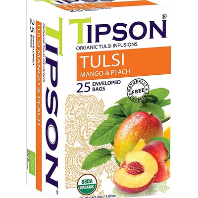 Tipson BIO Tulsi Mango & Peach 25 x 1,2 g