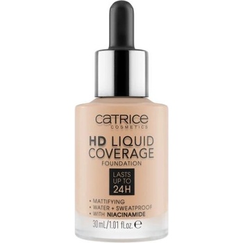 Catrice HD Liquid Coverage 24H дълготраен течен фон дьо тен 30 ml нюанс 030 Sand Beige