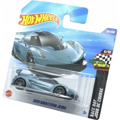Hot Wheels Autíčko Race Day 2020 Koenigsegg Jesko modré