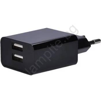 Image 1 of Solight DC48A - Адаптер за зареждане 2xUSB/3100mA/230V черен (SL0969)