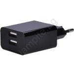Solight DC48A - Адаптер за зареждане 2xUSB/3100mA/230V черен (SL0969)