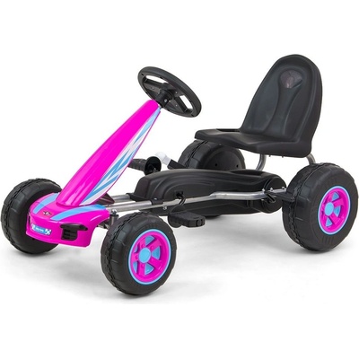 Go-kart šlapací motokára Milly Mally Viper růžová Barva: Růžová – Zbozi.Blesk.cz