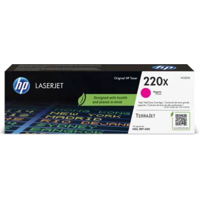 HP 220X Original Magenta LaserJet Toner Cartridge (W2203X)