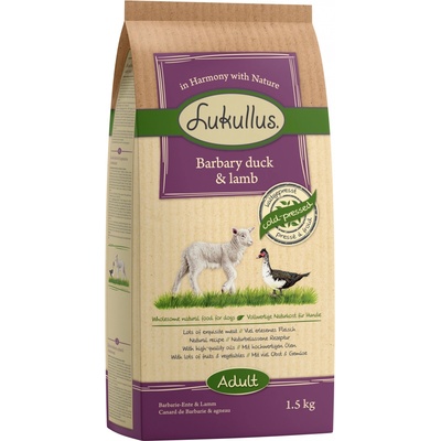 Lukullus lisované za studena kachní a jehněčí 1,5 kg