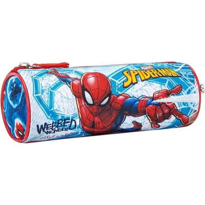 Kstationery Цилиндричен несесер, Kstationery, Спайдърмен, 21 x 8 x 8 cм (KST67520)