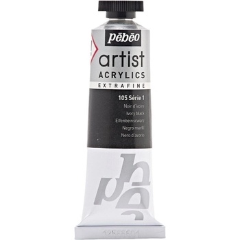 Pébéo Artist АКРИЛНА боя Ivory Black 37 ml 1 бр (906-105)