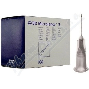 BD Microlance 3 inj.jehla 27G 0.4x13 mm šedá 100 ks