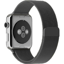 Crested Milánský tah s magnetickým zapínáním pro Apple Watch 38, 40 a 41 mm vesmírně šedý YACZ-Y786