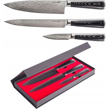 G21 Damascus Premium sada nožov box 3 ks