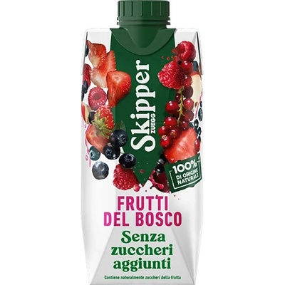 Skipper Zuegg džús z lesného ovocia bez pridaného cukru 18 x 330 ml