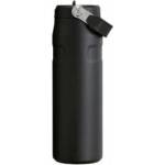 STANLEY 1913 Flip Straw drinking bottle with straw 0.7L - thermal mug cools for 10 hours - ice cold for 3 days - BPA-free - leak-proof - for cup holders - dishwasher safe - black - 10-11283-143