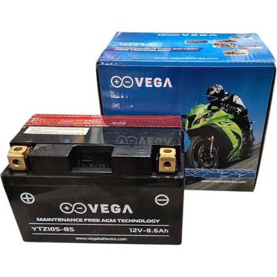 VEGA 8.6Ah left+ YTZ10S-BS