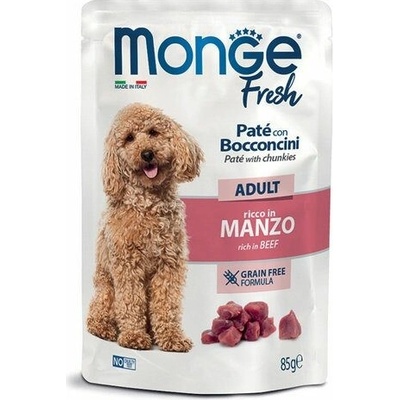 Monge Fresh Adult paštika s kousky hovězího masa 85 g
