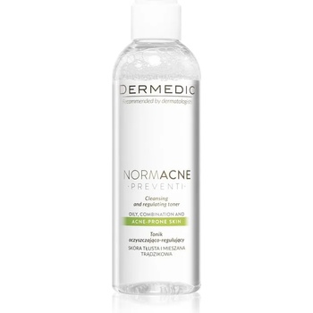 Image 1 of DERMEDIC Normacne Preventi успокояващ почистващ тоник за смесена и мазна кожа 200ml