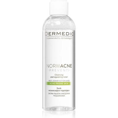 DERMEDIC Normacne Preventi успокояващ почистващ тоник за смесена и мазна кожа 200ml
